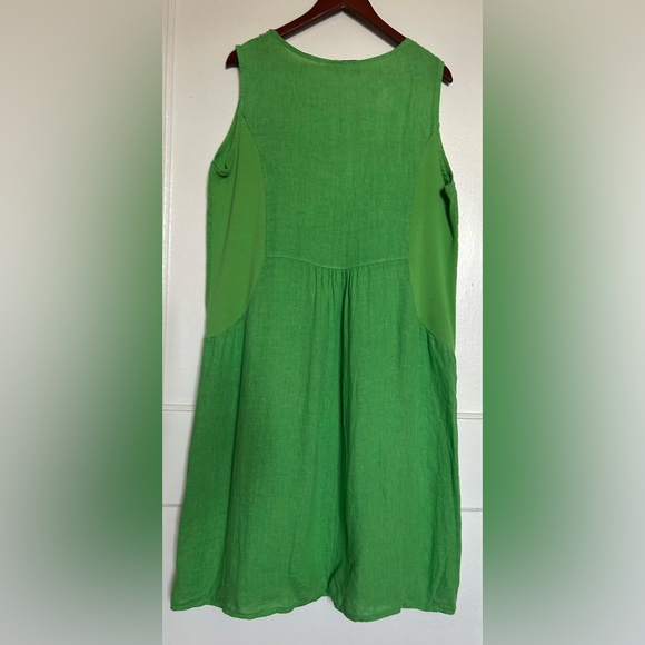 Lungo L’arno Beaded Linen Dress - Picture 4 of 17